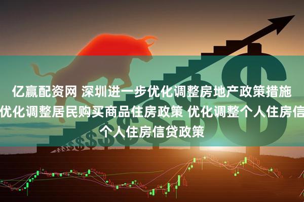 亿赢配资网 深圳进一步优化调整房地产政策措施：分区优化调整居民购买商品住房政策 优化调整个人住房信贷政策