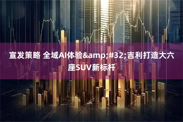 宣发策略 全域AI体验&#32;吉利打造大六座SUV新标杆
